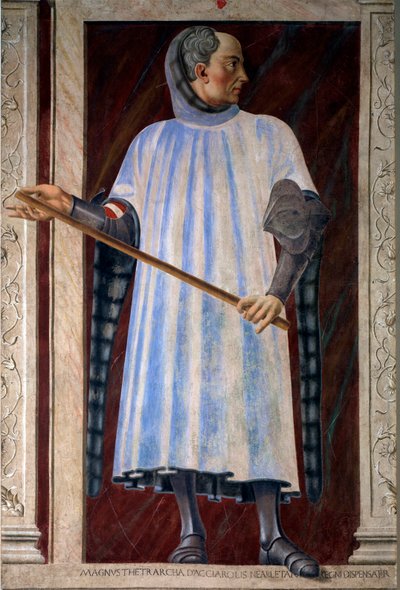 Retrato de Niccolo Acciaiuoli, gran senescal de Nápoles de Andrea del Castagno