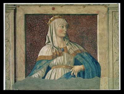 Reina Ester, de la serie Villa Carducci de hombres y mujeres famosos, c.1450 de Andrea del Castagno