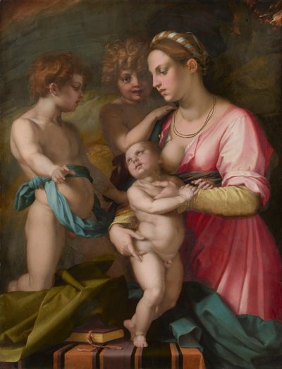 Caridad, antes de 1530 (óleo sobre tabla) de Andrea del Sarto