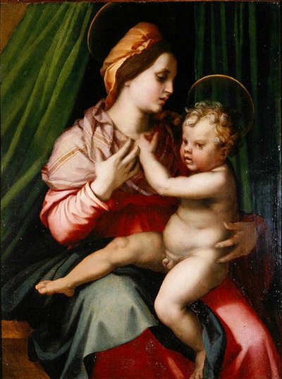 Madonna y Niño de Andrea del Sarto