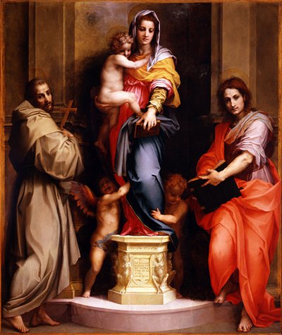 Madonna de las Arpías, 1517 de Andrea del Sarto
