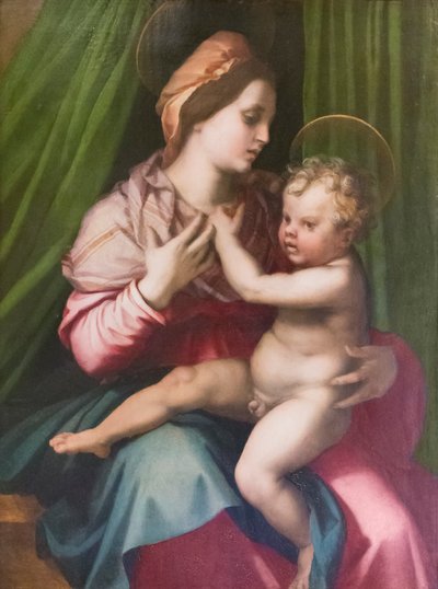 Virgen con el Niño de Andrea del Sarto