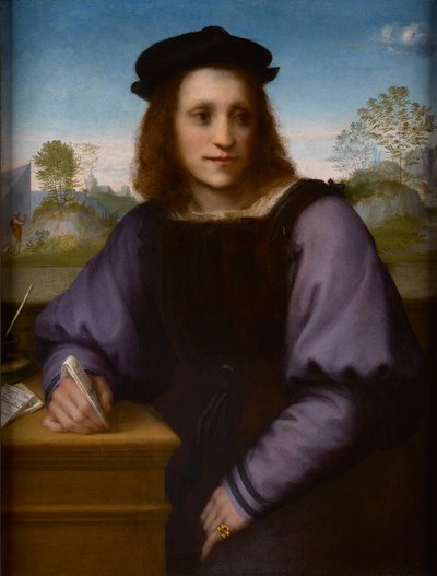 Retrato de un joven, posiblemente Andrea di Matteo degli Albizzi de Andrea del Sarto