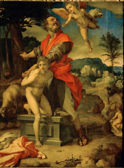 Sacrificio de Isaac de Andrea del Sarto