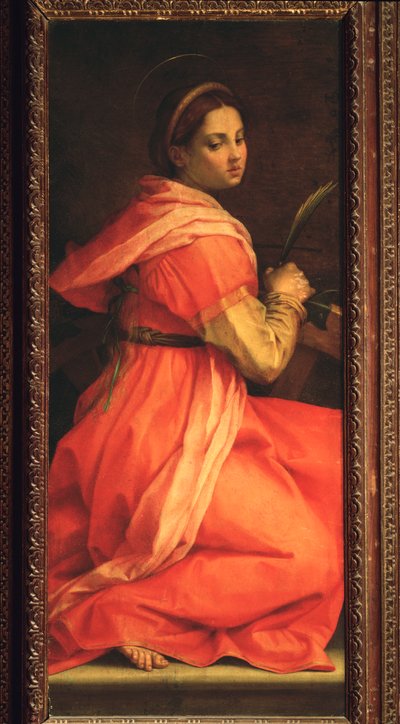 Santa Catalina de Alejandría, Retablo de Santa Inés de Andrea del Sarto