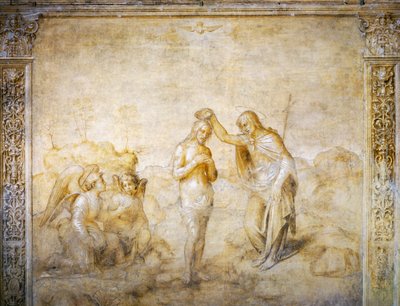 San Juan bautiza a Jesús de Andrea del Sarto