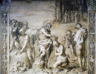 San Juan bautiza a las multitudes de Andrea del Sarto