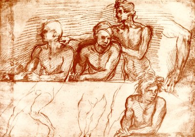Estudios para la Última Cena de Andrea del Sarto