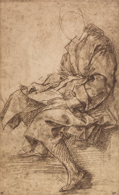 Estudio de una Figura Masculina de Andrea del Sarto
