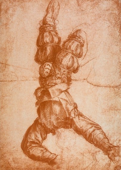 Estudio de una figura humana de Andrea del Sarto