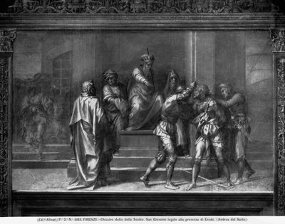 El arresto de San Juan, c.1520 de Andrea del Sarto