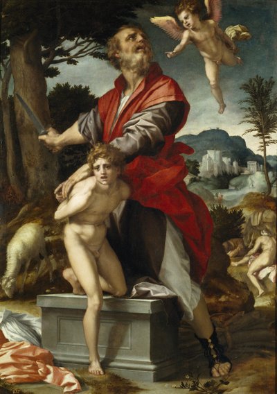 El Sacrificio de Isaac de Andrea del Sarto