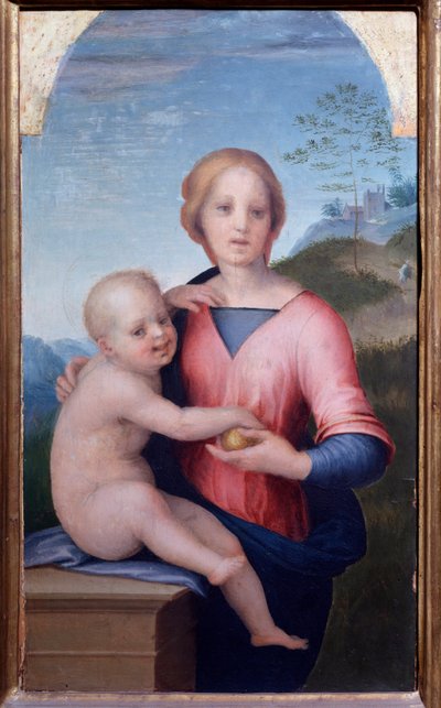 Virgen con niño de Andrea del Sarto