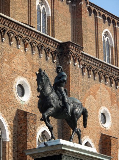 Estatua ecuestre del Condottiero Colleoni por Andrea del Verrocchio de Andrea del Verrocchio