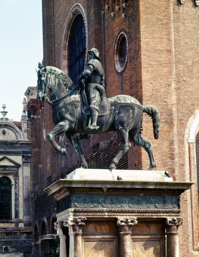 Estatua ecuestre del Condottiero Colleoni por Andrea del Verrocchio de Andrea del Verrocchio