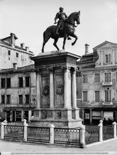 Estatua ecuestre del condottiero Bartolomeo Colleoni (1400-75) de Andrea del Verrocchio