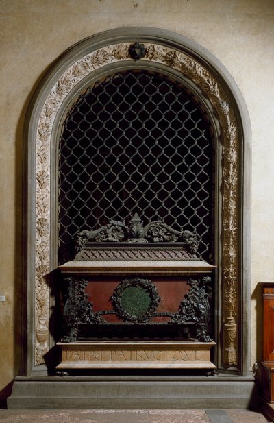 Monumento funerario de Piero y Giovanni de Medici, hijos de Cosimo de Medici el Viejo de Andrea del Verrocchio
