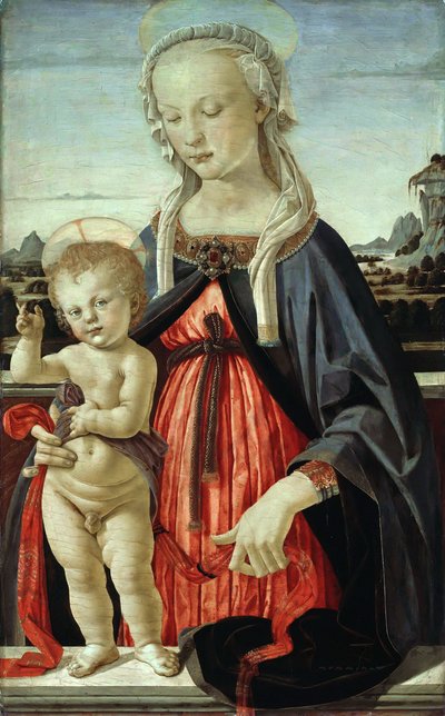 Madonna con niño, ca. 1470 de Andrea del Verrocchio