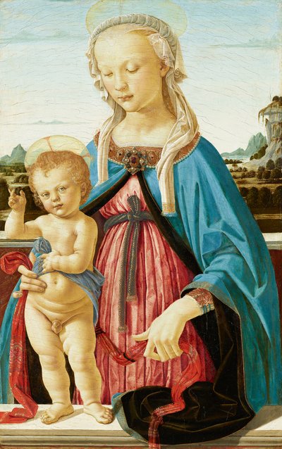 La Virgen con el Niño de Andrea del Verrocchio