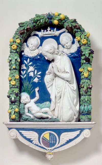 Madonna de los Lirios de Andrea Della Robbia