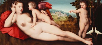 Venus con amor sagrado y profano de Andrea di Alessandro Bresciano