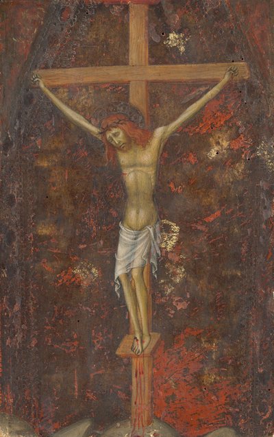 Cristo en la Cruz (reverso) de Andrea di Bartolo