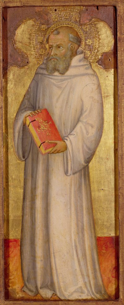 San Benito, fundador de la orden más antigua (c.500) de Andrea di Bartolo