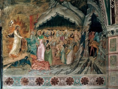 Descenso de Cristo al limbo. Ca. 1367-1369 de Andrea di Bonaiuto