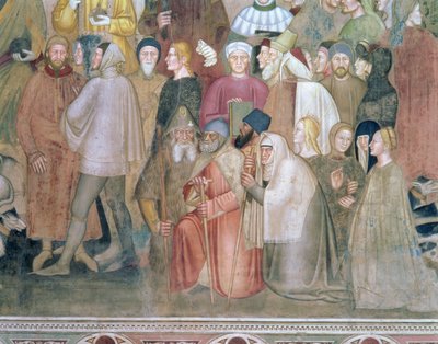 La Iglesia Militante y Triunfante (detalle) de Andrea di Bonaiuto