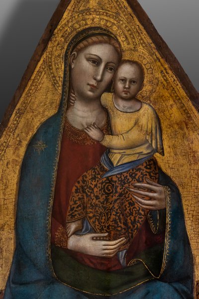 Virgen entronizada y Niño Jesús de Andrea di Cione (attr.to) Orcagna