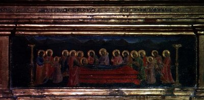 La Madonna del Cinturón (detalle) de Andrea di Giusto Manzini