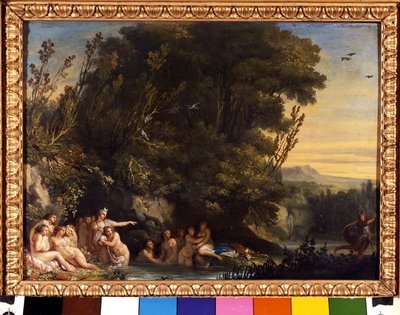 Diana y Acteón. Pintura de Andrea Appiani (1754-1817) Milán de Andrea the Elder Appiani