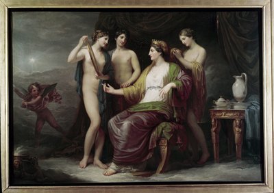 El tocador de Juno (Óleo sobre lienzo) de Andrea the Elder Appiani