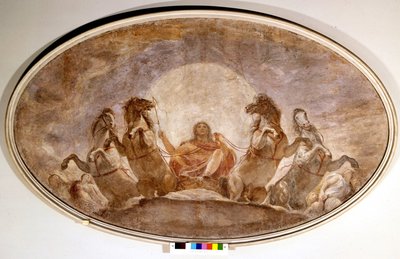 El carro de Apolo. Pinacoteca de Brera. Milán de Andrea the Elder Appiani
