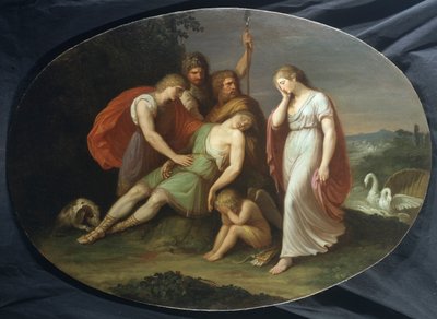 La muerte de Adonis de Andrea the Elder Appiani