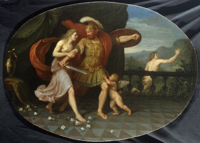 La ira de Marte detenida por Venus de Andrea the Elder Appiani