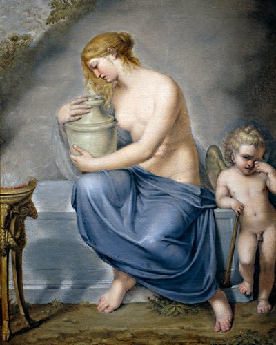 Venus e Himeneo llorando, circa 1790, atribuido a Andrea Appiani de Andrea the Elder Appiani