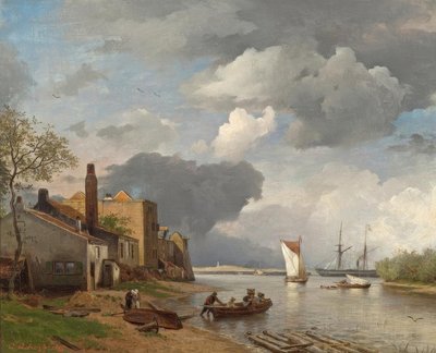 A.Achenbach, Clima despejado de Andreas Achenbach