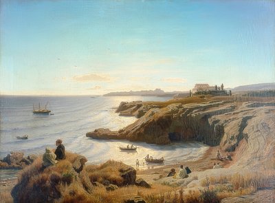 Costa cerca de Siracusa de Andreas Achenbach