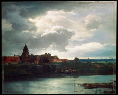 Paisaje con un río, 1866 de Andreas Achenbach