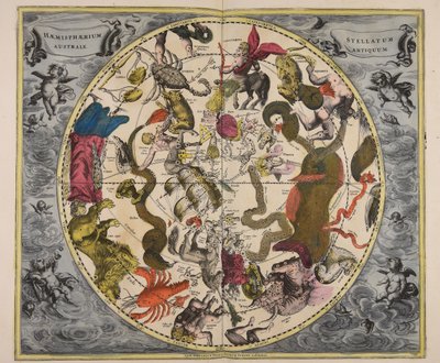 Haemisphaerium stellatum australe antiquum de Andreas Cellarius