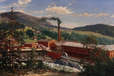 Fábrica de Embretsfoss de Andreas Disen