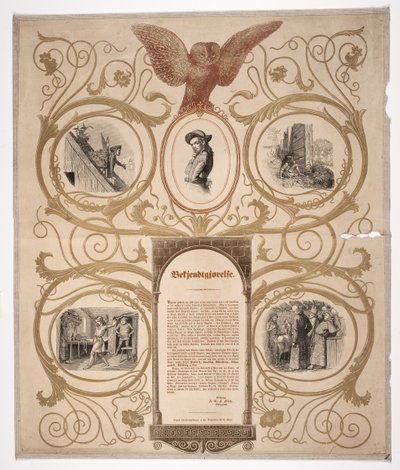 Cartel de librería para la Historia de Uglspil de Andreas Flinch