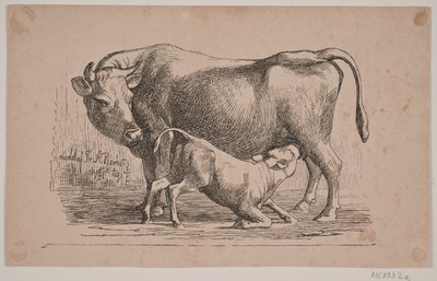 La vaca y el ternero de Andreas Flinch