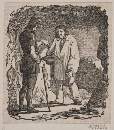 Rübezahl y el campesino de Andreas Flinch