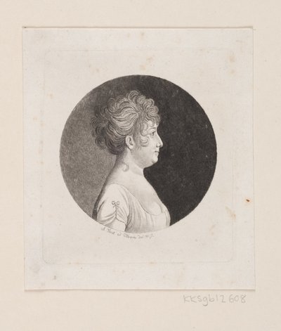 Retrato de mujer desconocida de Andreas Flint
