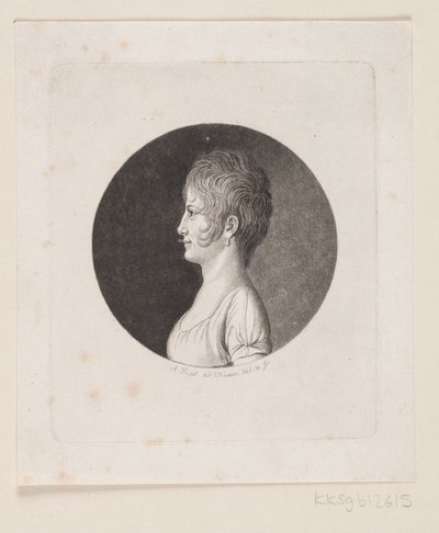 Retrato de mujer desconocida de Andreas Flint