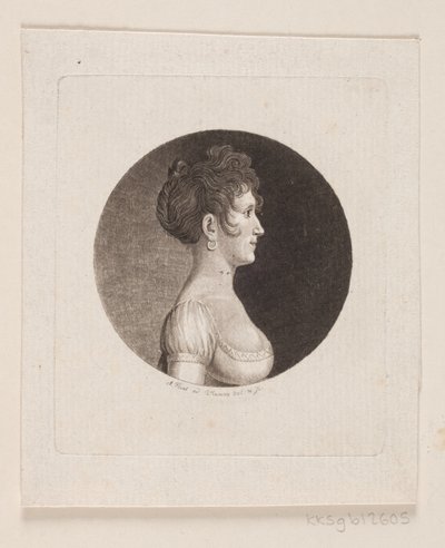 Retrato de mujer desconocida de Andreas Flint