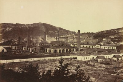 Fábricas de hierro en Reschitza, c. 1860 de Andreas Groll