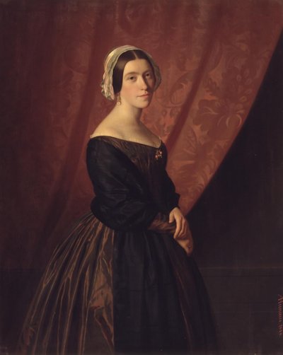 Thora Hunæus, nacida Garbrecht, esposa del artista de Andreas Herman Hunæus